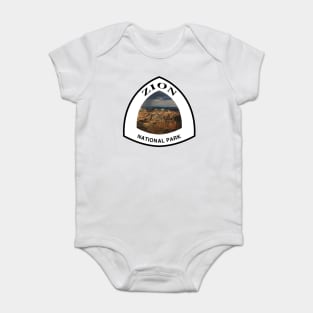 Zion National Park shield Baby Bodysuit
